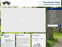 Tablet Screenshot of ishoejlokalhistorisk.dk